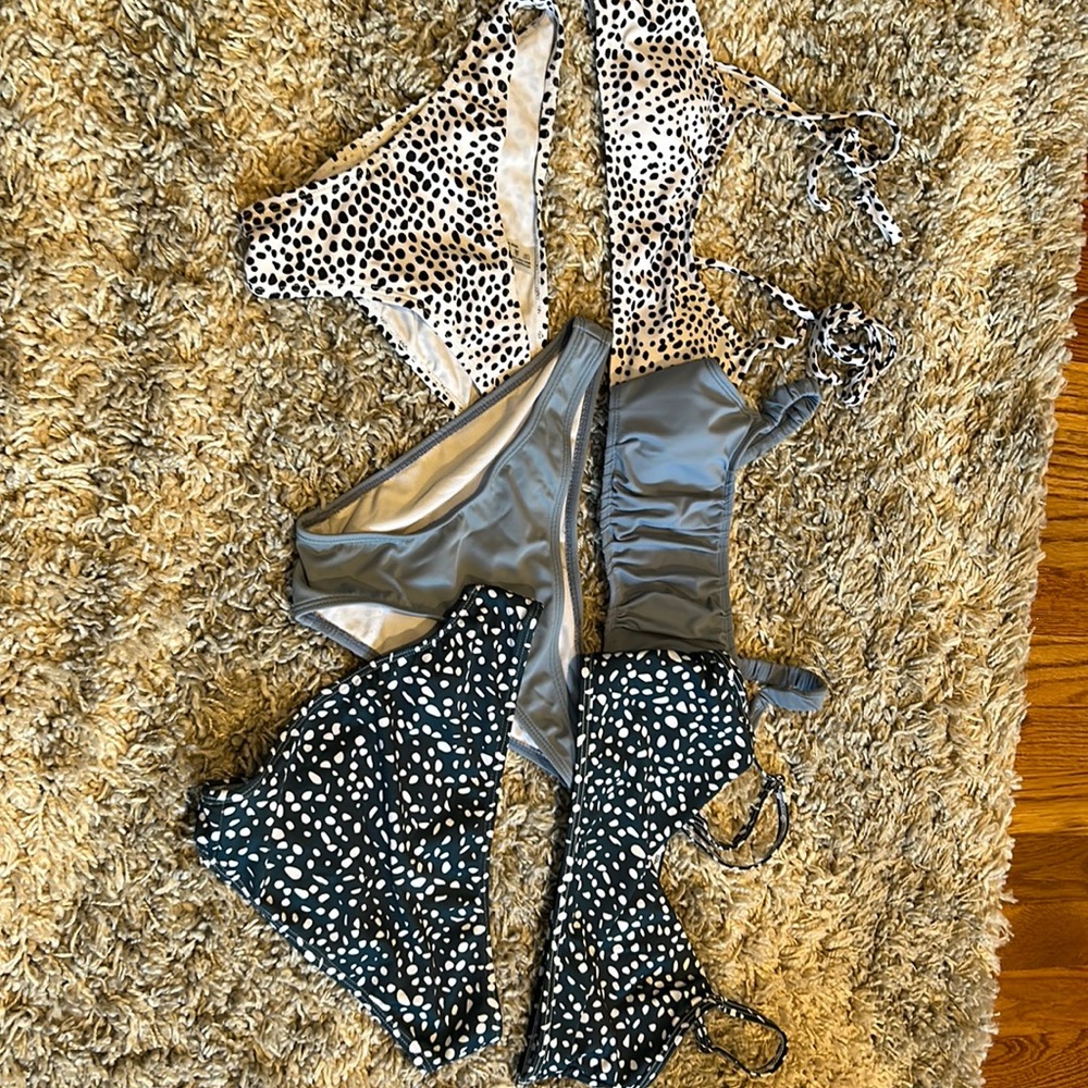 Set of 3 XS bikinis